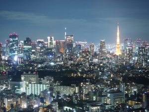東京タワーと夜景