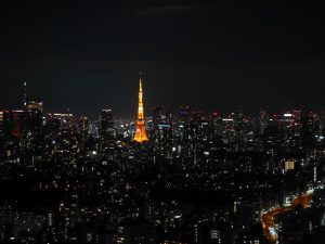 東京タワーと夜景